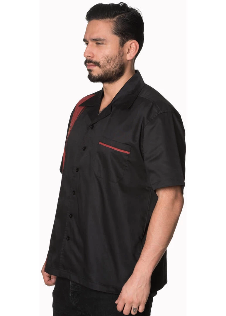 New In Banned Men Ellie Bowling Shirt
