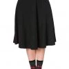 New In Banned Sophicated 50's Swing Skirt Black