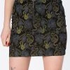 Banned Slither Snakes 60's Skirt Black