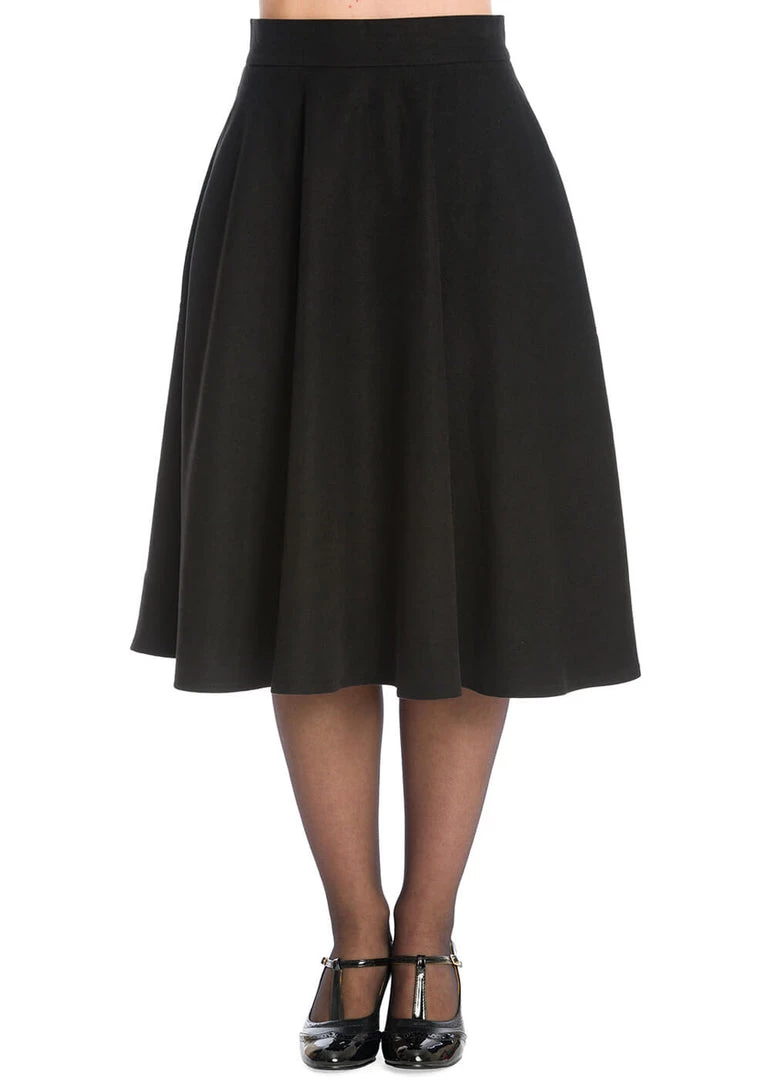 Banned I'm Yours 50's Swing Skirt Black