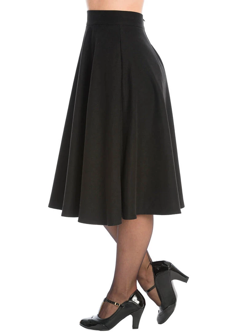 Banned I'm Yours 50's Swing Skirt Black