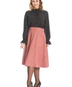 Banned I'm Yours 50's Swing Skirt Old Pink New In