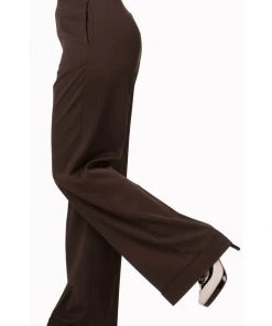 Banned Party On 40's Pantalon Trousers Brown New In