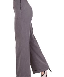 New In Banned Party On 40's Pantalon Trousers Grey