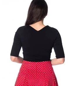 Banned Betty 50's Top Black
