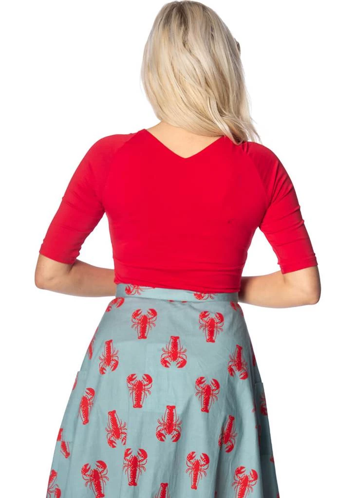 Banned Betty 50's Top Red