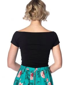 New In Banned Bow Wow 50's TopĀ Black