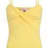 New In Banned Wrap Front 50's Top Yellow