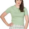 Banned Summer 40's Polo Green