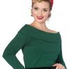 Banned Bardot Love 50's Top Green New In
