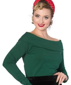 Banned Bardot Love 50's Top Green New In