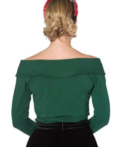 Banned Bardot Love 50's Top Green New In