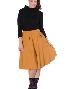 Banned Katy Bardot 60's Top Black New In