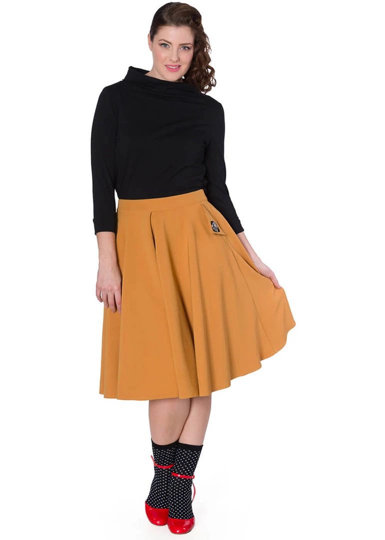 Banned Katy Bardot 60's Top Black New In