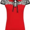 Banned Dark Heart Desire 50's Top Red New In