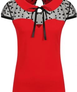 Banned Dark Heart Desire 50's Top Red New In
