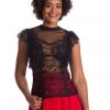 Banned Romance Lace 40's Top Black