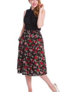 New In Banned Hey Jude 50's Top Black