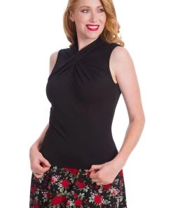 New In Banned Hey Jude 50's Top Black