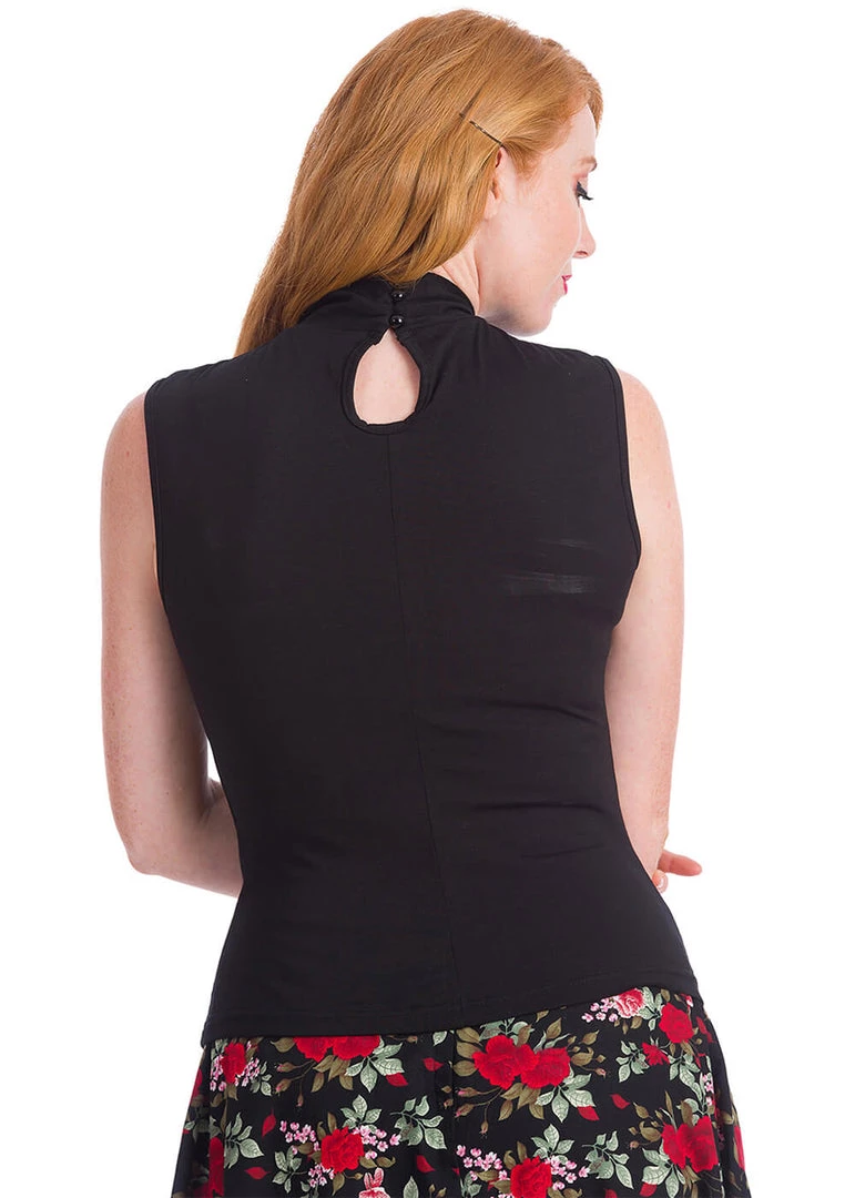 New In Banned Hey Jude 50's Top Black