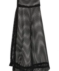 New In Banned Morwenna Bat Mesh 80's Top Black