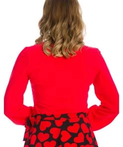 Banned Hearts 50's Top Red