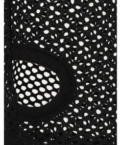 New In Banned Lilith Mesh 80's Top Black