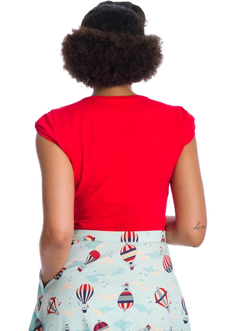 Banned Be Free 50's Top Red