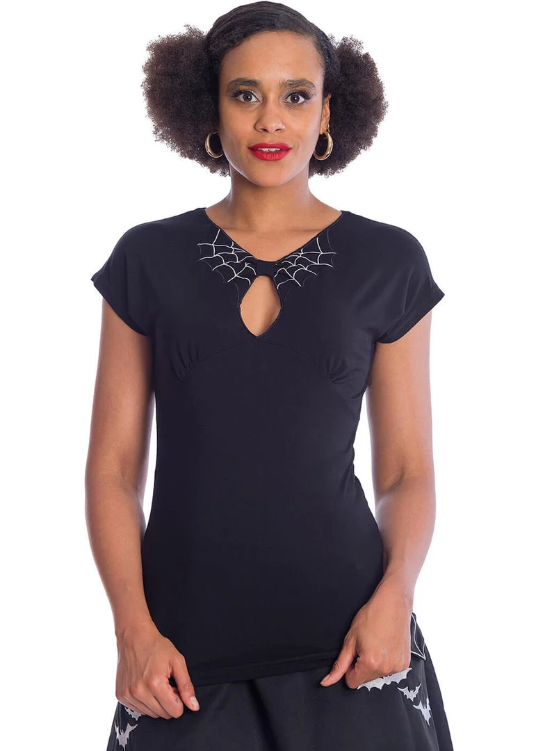 New In Banned Release The Spiders 50's Top Black