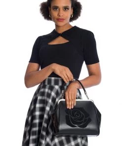 New In Banned Beth 40's Top Black