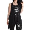 New In Banned Space Cat T-Shirt Black