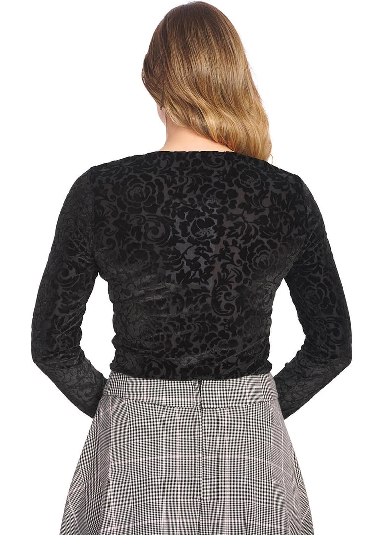 Banned Evening Rose 50's Top Black New In