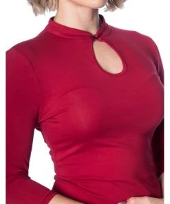Banned Peekaboo 40's Top Red