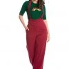 New In Banned Her Favorites 40's Trousers Burgundy