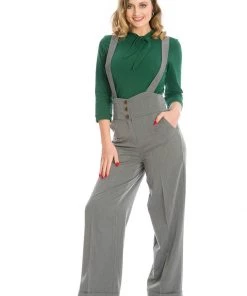 New In Banned Her Favorites 40's Trousers Grey
