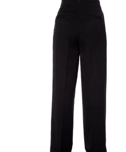 Banned Adventures Ahead 40's Trousers Black