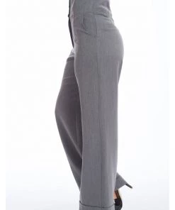 Banned Girl Boss 40's Trousers Grey