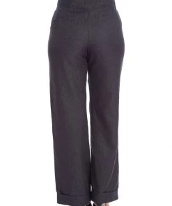 Banned Sassy 40's Trousers Grey