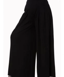 Banned Indiana 70's Palazzo Trousers Black