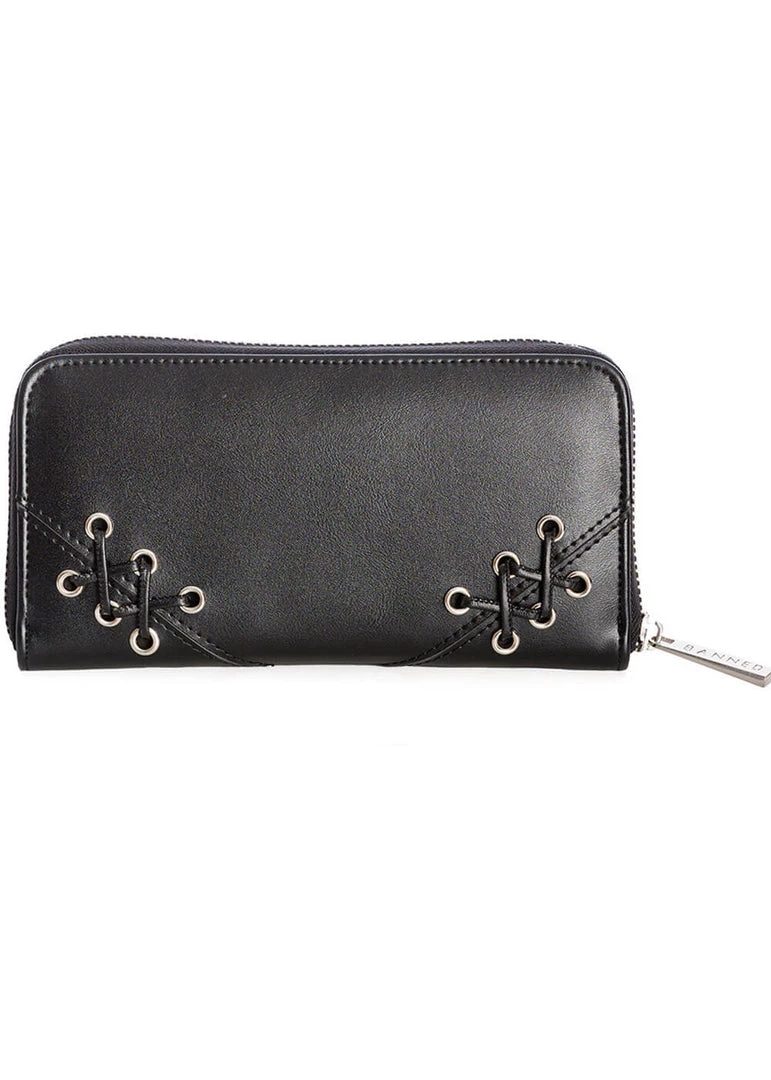 Banned Frankenstein And Bride Wallet Black New In