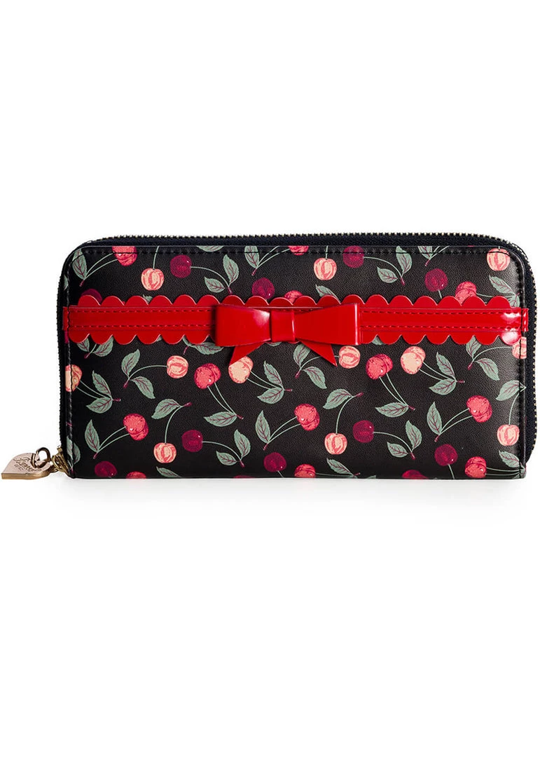 New In Banned Country Cherry 50's Wallet Black