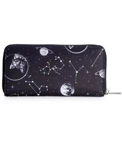 Banned Space Cat Wallet Black New In