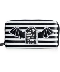 Banned Give You The Creeps Wallet Black