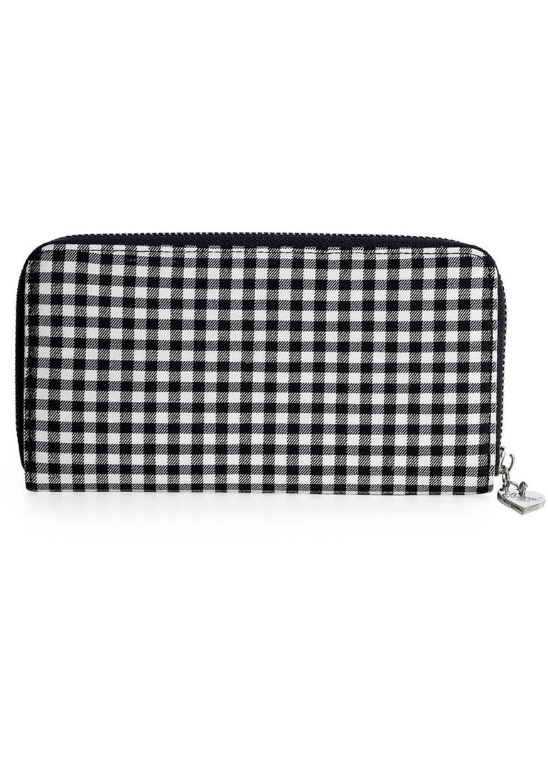 Banned Rockabilly Cherry 50's Wallet Black New In