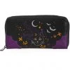 New In Banned Spell On Me Cat Wallet Black