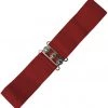 Banned Elastic Belt Burgundy
