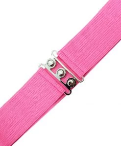 Banned Elastic 50's Belt Hot Pink