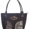 New In Banned Unholy Ritual Bats Bag Black