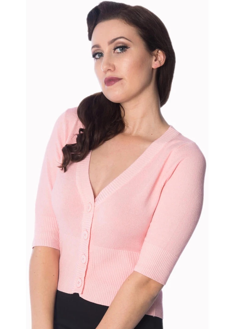 Banned Overload 50's Cardigan Rose