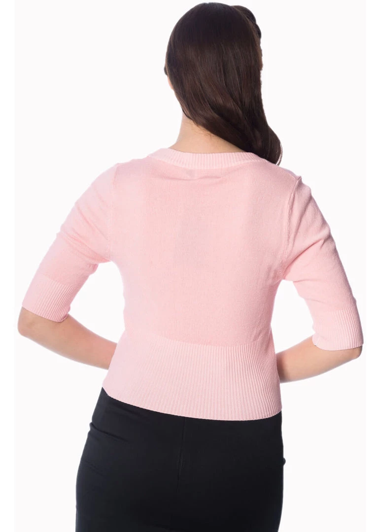 Banned Overload 50's Cardigan Rose